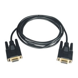 Tripp Lite Cable Serial DB9 Hembra - DB9 Hembra, 3 Metros, Negro