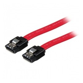 StarTech.com Cable SATA con Cierre de Seguridad Macho - Macho, 30cm, Rojo
