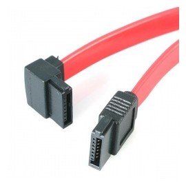 StarTech.com Cable SATA de Ángulo Recto Izquierdo, 45cm, Rojo