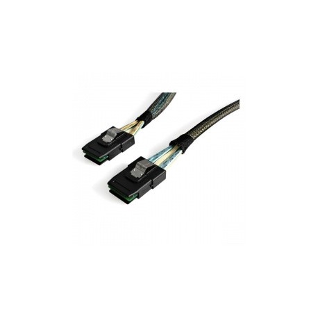 StarTech.com Cable Mini SAS Serial Attached SCSI SFF 8087 - SFF 8470, 50cm, Negro