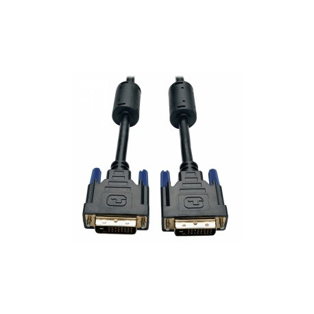 Tripp Lite Cable DVI de Doble Enlace para Monitor, DVI-D Macho - DVI-D Macho, 1.83 Metros, Negro