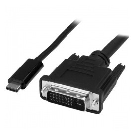 StarTech.com Cable USB C Macho - DVI-D Macho, 1 Metro, Negro