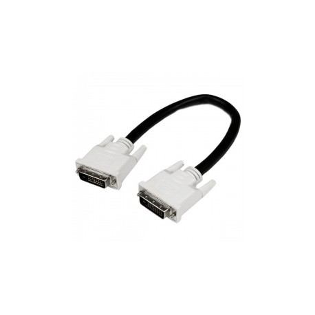 StarTech.com Cable para Monitor DVI-D Macho - DVI-D Macho, 30cm, Negro