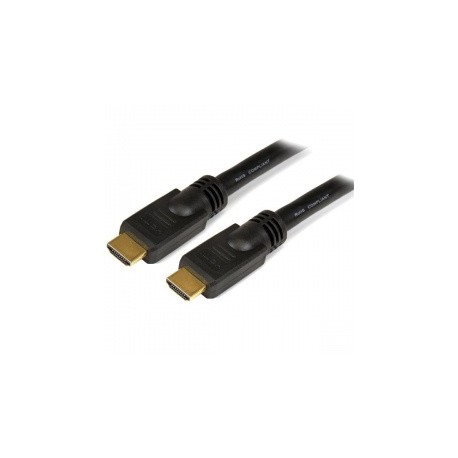 StarTech.com Cable HDMI de Alta Velocidad, HDMI Macho - HDMI Macho, 4K, 7.6 Metros, Negro