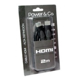 Power & Co Cable HDMI Macho - HDMI Macho, 2 Metros, Gris