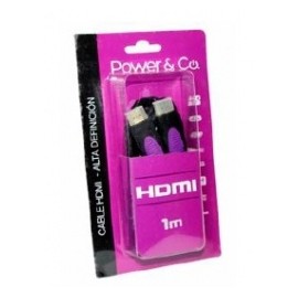 Power & Co Cable HDMI Macho - HDMI Macho, 2 Metros, Púrpura