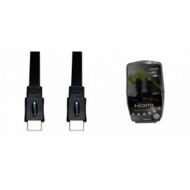 X-Case Cable HDMICAB02PLA HDMI Macho - HDMI Macho, 2 Metros, Negro