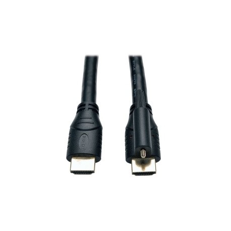 Tripp-Lite Cable HDMI de Alta Velocidad con Ethernet y Conector de Bloqueo, 4.57 Metros, Negro