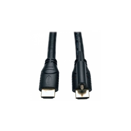 Tripp Lite Cable HDMI de Alta Velocidad con Ethernet y Conector de Bloqueo, 3.05 Metros, Negro