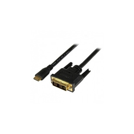 StarTech.com Adaptador Cable Conversor Mini HDMI - DVI-D para Tablet y Cámara, 1 Metro