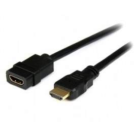 StarTech.com Cable HDMI Macho - HDMI Hembra, 2 Metros, Negro