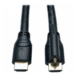 Tripp Lite Cable HDMI de Alta Velocidad con Ethernet y Conector de Bloqueo, 3.05 Metros, Negro