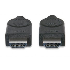 Manhattan Cable HDMI con Ethernet, HDMI Macho - HMDI Macho, 2 Metros, Negro