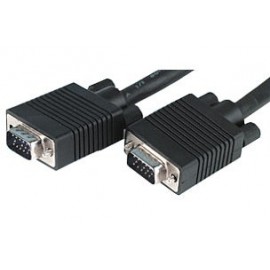 Vorago Cable VGA (D-Sub) Macho - VGA (D-Sub) Macho, 2 Metros, Negro