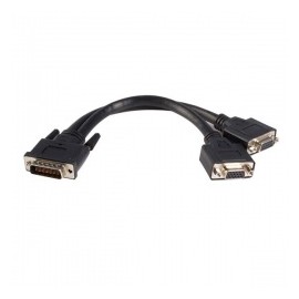 StarTech.com Cable DMS 59 LFH Macho - 2x VGA Hembra, 20cm