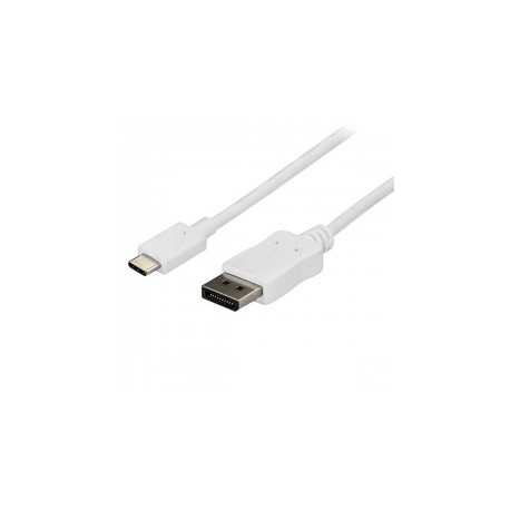 StarTech.com Cable USB-C Macho - DisplayPort Macho, 1 Metro, Blanco