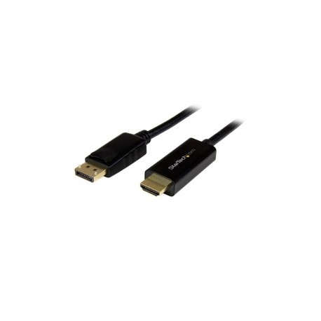 StarTech.com Cable DisplayPort Macho - HDMI Macho, 3 Metros, Negro