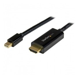 StarTech.com Cable Mini DisplayPort Macho - HDMI Macho Ultra HD 4K, 3 Metros, Negro