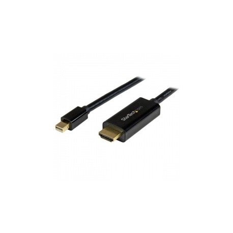 StarTech.com Cable Mini DisplayPort Macho - HDMI Macho Ultra HD 4K, 5 Metros, Negro