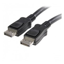StarTech.com Cable con Cierre de Seguridad, DisplayPort Macho - DisplayPort Macho, 1.8 Metros, Negro