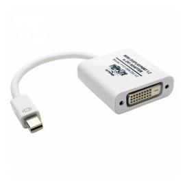 Tripp Lite Cable Mini DisplayPort Macho - DVI-D Hembra, 15cm, Blanco