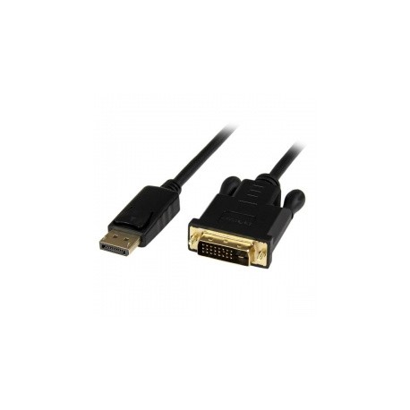 StarTech.com Cable Activo de Video Externo, DisplayPort Macho - DVI-D Macho, 1.8 Metros, Negro