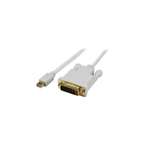 StarTech.com Cable Activo de Video, mini DisplayPort Macho - DVI-D Macho, 91cm, Blanco