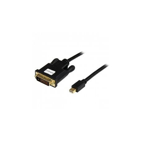 StarTech.com Cable mini DisplayPort Macho - DVI-D Macho, 3 Metros, Negro