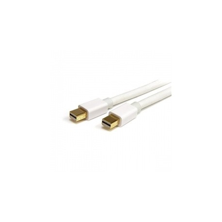 StarTech.com Cable Mini DisplayPort Macho - Mini DisplayPort Macho, 2 Metros, Blanco