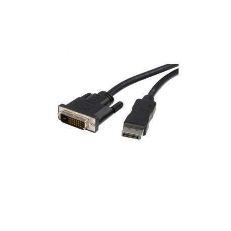 StarTech.com Cable DisplayPort Macho - DVI-D Macho, 1.8 Metros, Negro