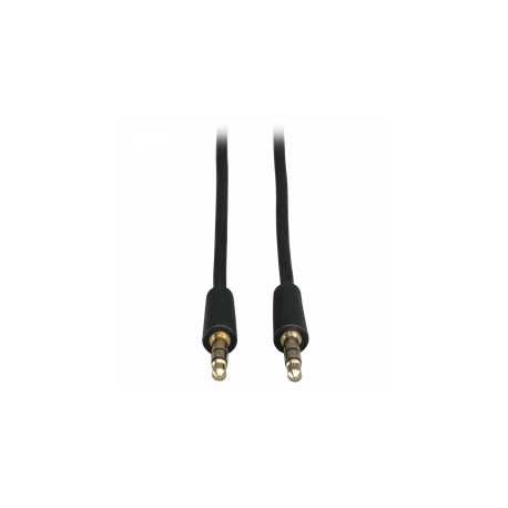 Tripp Lite Cable 3.5mm Macho - 3.5mm Macho, 7.62 Metros, Negro
