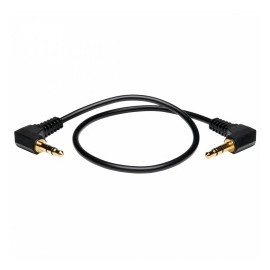 Tripp Lite Cable Auxiliar 3.5mm Macho - Macho, 30cm, Negro