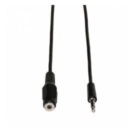 Tripp Lite Cable 3.5mm Macho - 3.5mm Hembra, 3 Metros, Negro