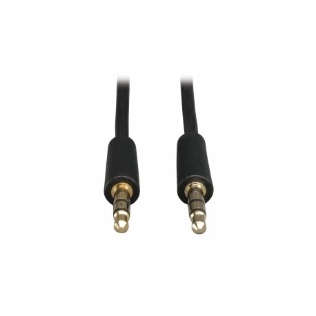 Tripp Lite Cable 3.5mm Macho - 3.5mm Macho, 30cm, Negro