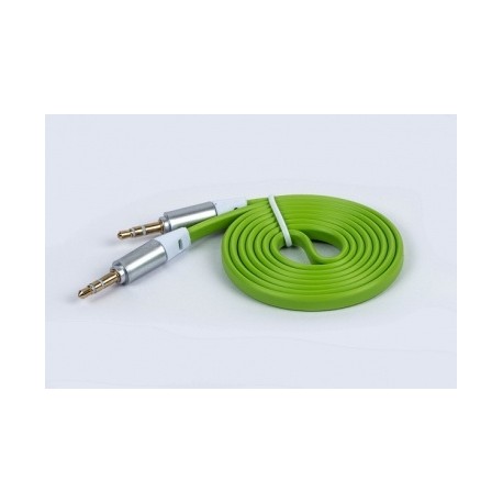 Naceb Cable 3.5mm Macho - 3.5mm Macho, 1 Metro, Verde