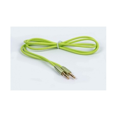 Naceb Cable 3.5mm Macho - 3.5mm Macho, 1 Metro, Verde