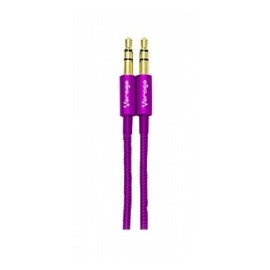 Vorago Cable 3.5mm Macho - 3.5mm Macho, 1 Metro, Morado Metálico