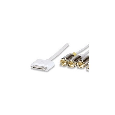 Manhattan Cable iLynk 3 x RCA  USB, 1.5 Metros, Blanco