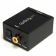 StarTech.com Adaptador Convertidor de Audio Digital Coaxial SPDIF o Toslink Óptico a RCA Estéreo Analógico