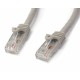 StarTech.com Cable Patch Cat6 UTP RJ-45 Macho - RJ-45 Macho, 50cm, Gris