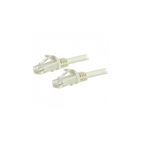 StarTech.com Cable Patch Cat6 UTP RJ-45 Macho - RJ-45 Macho, 20cm, Blanco