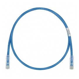 Panduit Cable Patch Cat6 UTP 28AWG, RJ-45 Macho - RJ-45 Macho, 90cm, Azul