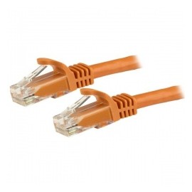 StarTech.com Cable Patch Cat6 UTP RJ-45 Macho - RJ-45 Macho, 50cm, Naranja