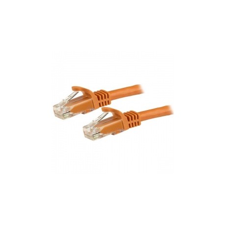 StarTech.com Cable Patch Cat6 UTP RJ-45 Macho - RJ-45 Macho, 50cm, Naranja