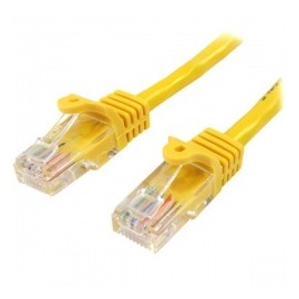 StarTech.com Cable Patch Cat5 UTP RJ-45 Macho - RJ-45 Macho, 50cm, Amarillo