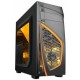 Gabinete Gamer Eagle Warrior CG-08R1, ATX micro-ATX, 2x USB 2.0, sin Fuente, NegroRojo