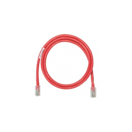 Panduit Cable Patch Cat5e UTP RJ-45 Macho - RJ-45 Macho, 1.52 Metros, Rojo