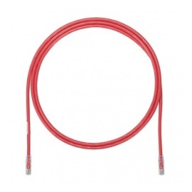 Panduit Cable Patch Cat6a UTP, RJ-45 Macho - RJ-45 Macho, 90cm, Rojo