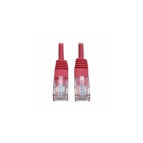 Tripp Lite Cable Patch Cat5e UTP RJ-45 Macho - RJ-45 Macho, 7.62 Metros, Rojo