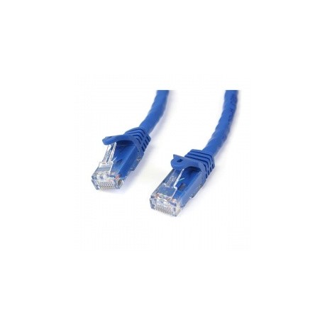 StarTech.com Cable Patch Snagless Cat6 UTP RJ-45 Macho - RJ-45 Macho, 2.13 Metros, Azul